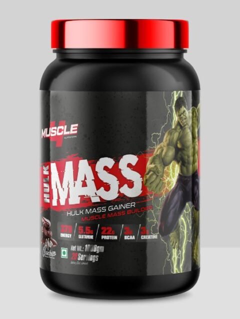 Muscle 4 Nutrition Hulk Mass Gainer Milk Chocolate, 1000gm